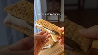 Frozen S’mores ❄️ recipe dessert plantbased easyrecipe [upl. by Orelle]