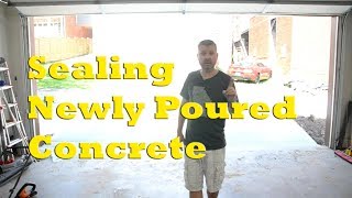 Sealing New Concrete  Bonus Video – Sealing Concrete [upl. by Selin]