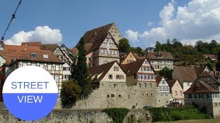 STREET VIEW in Schwäbisch Hall in GERMANY [upl. by Sisely]