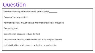 The discontinuity effect is caused primarily by [upl. by Bertle]