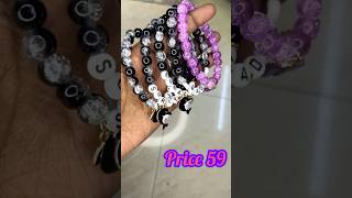 Name customisation bracelet orders handmade handmadejewelry [upl. by Yelime208]