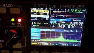 mcHF QRP clone using cw decoder [upl. by Otrebogir383]