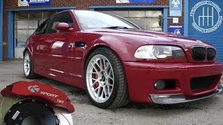 E46 M3 K sport 8 piston brake kit [upl. by Swen]