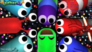 Slitherio Al 260000 Score Epic Slitherio Gameplay 171 smash SmashIO [upl. by Jessen]