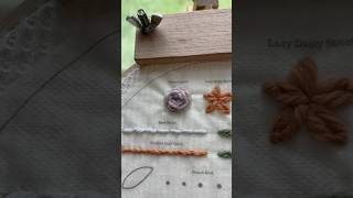 💐🪡Rose Tutorial Woven Wheel Stitch  Shop this Kit on Etsy embroiderystitch wovenwheelstitch [upl. by Latton773]