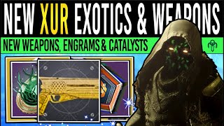 Destiny 2 XURS JUICY CATALYSTS amp NEW WEAPONS Exotic Loot Engrams amp Armor 8th Nov [upl. by Skinner]