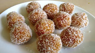 2 INGREDIENT HOMEMADE APRICOT BALLS RECIPE [upl. by Nagam645]