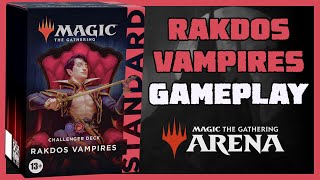 Testing the Rakdos Vampires Challenger Deck Magic Arena [upl. by Platas87]