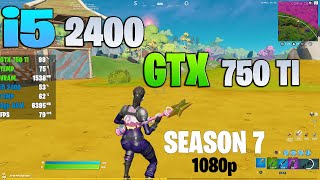 Fortnite Performance Mode  I5 2400 GTX 750 TI  1080p [upl. by Nedra]