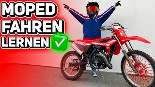 So LERNST du RICHTIG MOPED FAHREN│Tutorial amp Anleitung [upl. by Bryana]