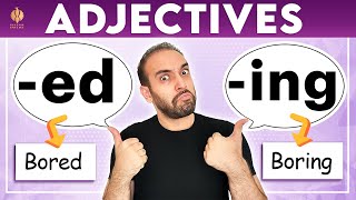 How to Use Adjectives Ending in quotedquot and quotingquot  Details  Examples  Quiz [upl. by Delanos]