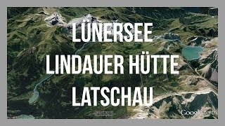 Wanderung vom Lünersee über Lindauer Hütte nach Latschau  Brandnertal Montafon  GPSTrack [upl. by Evalyn]