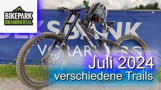 Bikepark Brandnertal Juli 2024 [upl. by Goren]