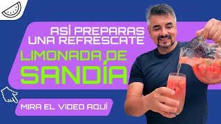 ¡Cómo hacer limonada de sandía Recetas [upl. by Krid]