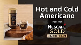 How to Make a Café Americano at Home with NESCAFÉ GOLD [upl. by Wittie]