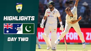 Australia v Pakistan 202324  First Test  Day 2 [upl. by Gambrell]