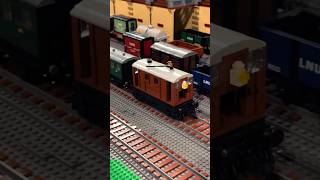 Lego Steam Tram Passing on a Lego Railway lego train legotrain [upl. by Saoj887]