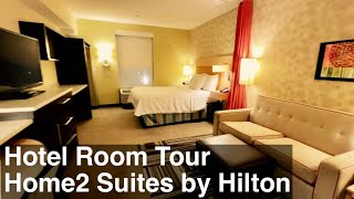 Home2 Suites by Hilton Breakfast and Hotel Room Tour [upl. by Anaer800]