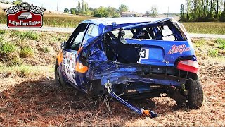 Rallye des Côtes du Tarn 2023 CRASH [upl. by Lahtnero]