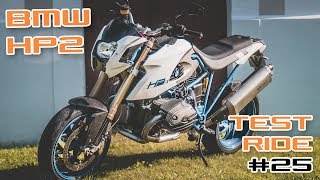 BMW HP2 Wie fährt sich die MEGAMOTO TESTRIDE25 [upl. by Cele]