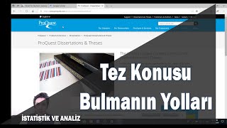 Yüksek Lisans Tez Konuları Nasıl Bulunur Tez Konuları Nasıl Araştırılır ve Taranır [upl. by Anikehs]