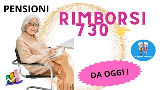 PENSIONI RIMBORSI 730 ğŸ‘‰ AL VIAâ—ï¸ INVIATE i MODELLI 730 da Oggi ğŸ“ƒ [upl. by Eecats]