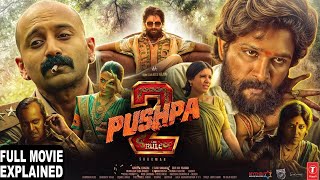 Pushpa 2  The Rule 🔥  New Released Hindi Dubbed Movie factsAllu Arjun Sukumar Rashmika Fahadh [upl. by Limaj]