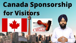 Canada Sponsorship for Visitors  Visitor Visa For Canada From India Canada Visitor Visa [upl. by Leyes133]