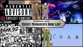 40K  Every Primarchs Track List [upl. by Tunnell]