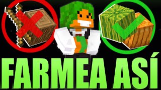 Como FARMEAR BIEN en Minecraft REMAKE COMPLETO❗ [upl. by Kopans]