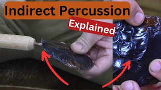 Indirect Percussion Flint Knapping Tutorial [upl. by Harilda716]