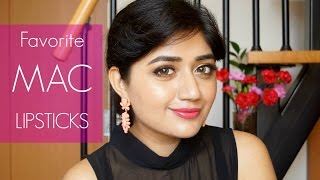 MAC Lipsticks for Indian Skin  Current Favorites  corallista [upl. by Hymie]