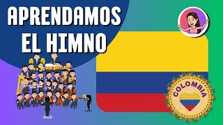 Himno de Colombia 🎼 aprendamos el himno 🎉 [upl. by Nosemaj]