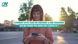 Effectuer un virement Wero à un nouveau contact via lapplication MaBanque [upl. by Ydniw]