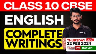 Class 10 CBSE English  Complete Writings  Xylem Class 10 CBSE [upl. by Carolus]