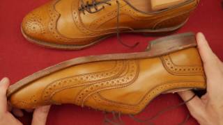 McAllister Wingtip Shoes One Year Update  Allen Edmonds [upl. by Durkin]