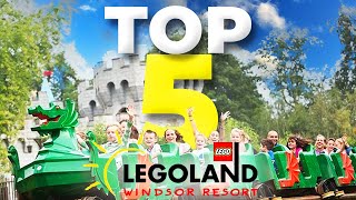 TOP 5 RIDES at Legoland Windsor for the whole family [upl. by Sorazal]