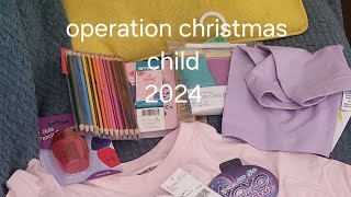 operation christmas child 2024 [upl. by Anatnom]