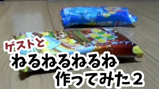 ゲストヨツハとねるねるねるねを作って遊んだ [upl. by Lee]