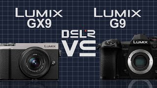 Panasonic Lumix GX9 vs Panasonic Lumix G9 [upl. by Keiko]