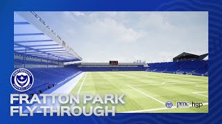 Fratton FlyThrough  What Fratton Park will look like after redevelopment [upl. by Nazus]