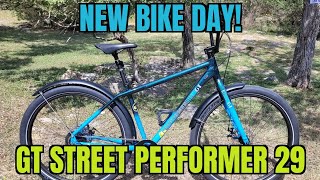 499 GT Street Performer 29 Big BMX with Discs and 9 Speed  First Look [upl. by Alonso]