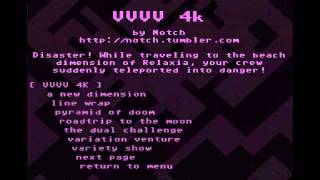 VVVVVV Level by Notch VVVV 4k Playthrough [upl. by Gerg]