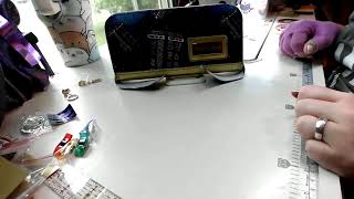 Live sew of the Classic Zip around Wallet [upl. by Rizzi89]