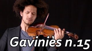 Gaviniés étude n15  classical solo violin study [upl. by Tillio896]