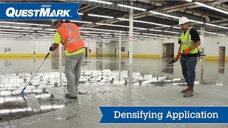 Densifying Application on Concrete Floor  Concrete Floor Densifier  QuestMark [upl. by Roeser90]