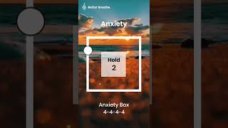 Box Breathing Technique  4  4  4  4  betterbreathe  Breathing Exercise App  Better Breathe [upl. by Arob]