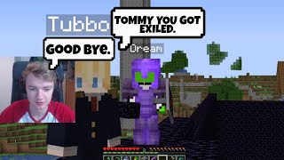 Tommy got exiled from Lmanberg on Dream SMP [upl. by Lundell907]