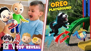 SHAWN REACTS TO OUR FGTEEV TOY LINE amp OREO PUPPY uses PLAYGROUND FUNnel FV Family Vlog [upl. by Alex]