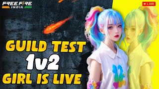 GUILD TEST LIVE WITH TEAM CODE divyt freefire [upl. by Carmela797]